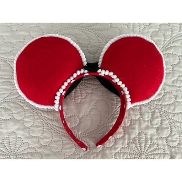 Disney Minnie Mouse Handmade Minnie Ears - Picture 2 of 4